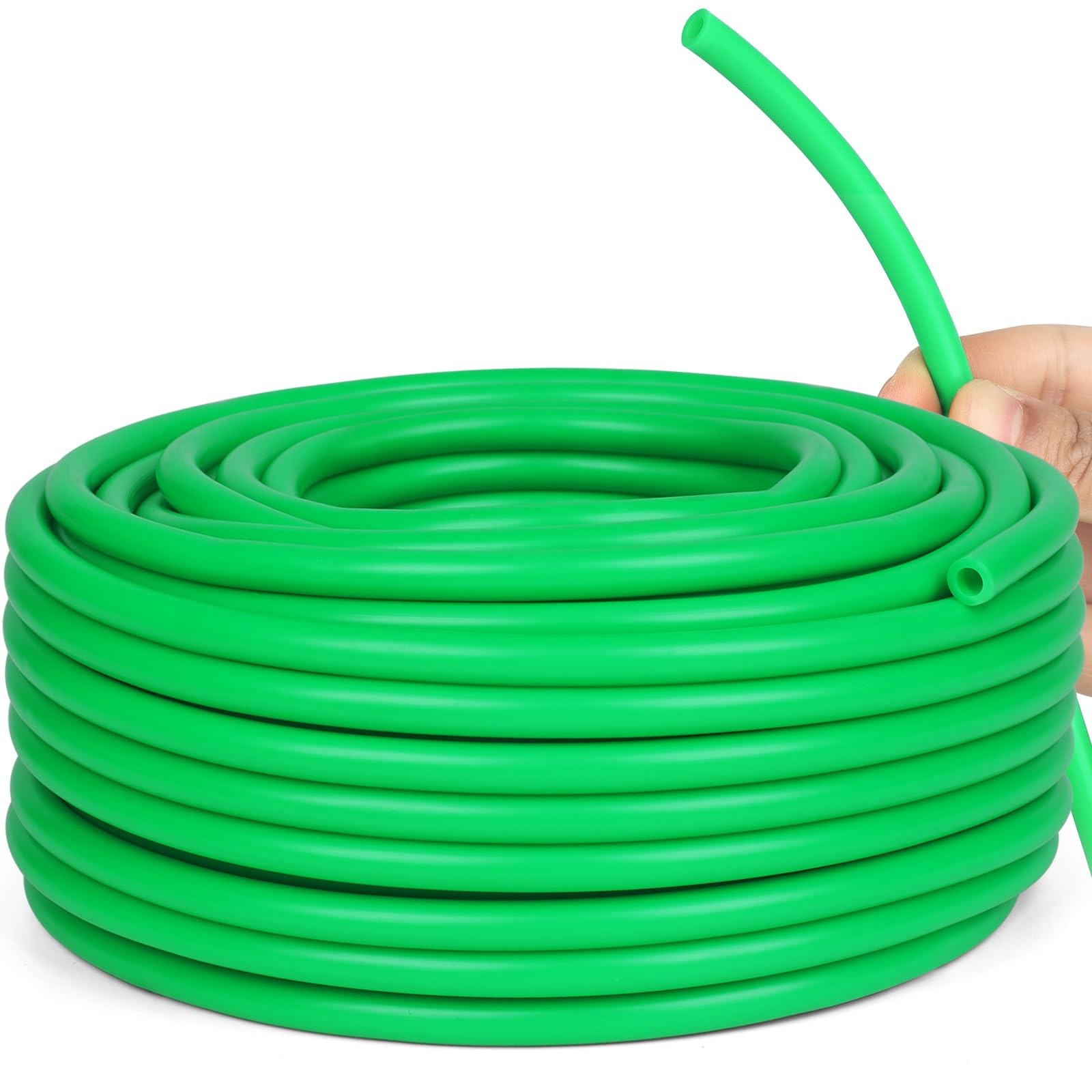 1/4 inch Drip Irrigation Tubing 75ft Green Blank Distribution Hose Perfect fo... gallery
