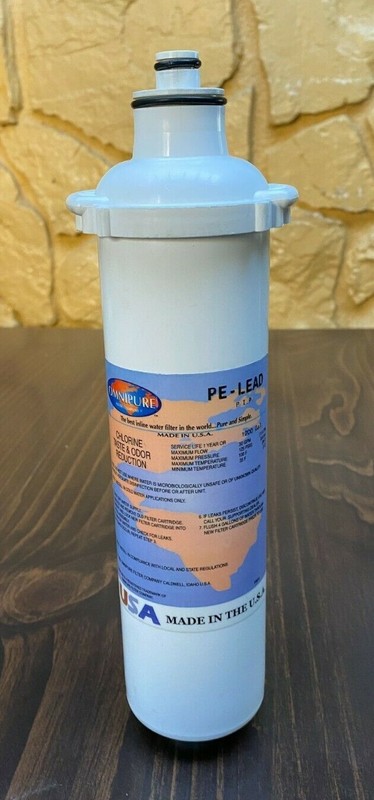 2 OmniPure Inline filter CTO Chlorine Taste Odor PE-LEAD 12"x5/8" Quick Release gallery