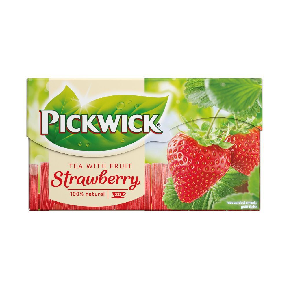Pickwick Strawberry Black Tea 20 tea bags gallery