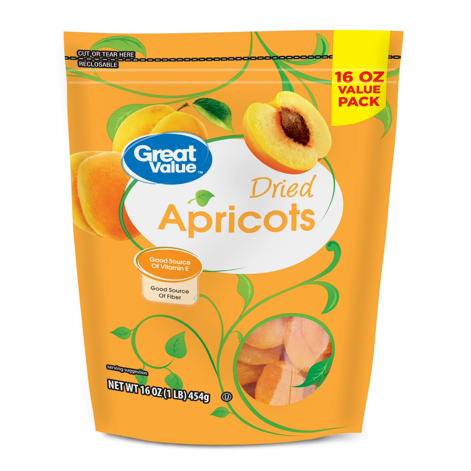 New Great Value Dried Apricots, 16 Oz Free Shipping.. gallery