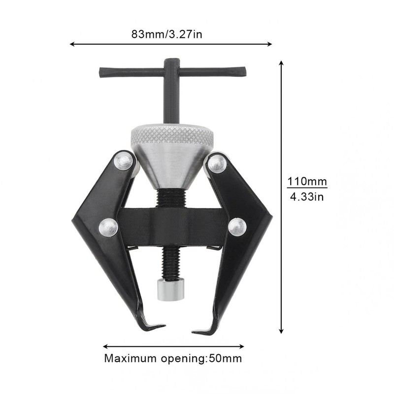 4 Inch Two-Claw Puller Multifunction Windshield Wiper Arm Removal Tool Adjust US gallery