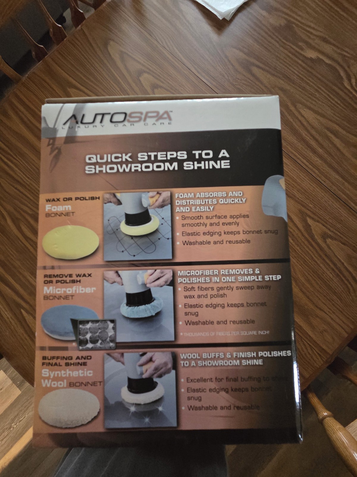 AUTO-SPA 6" Professional Dual-Action Orbital Polisher 120V Variable Speed Offset gallery