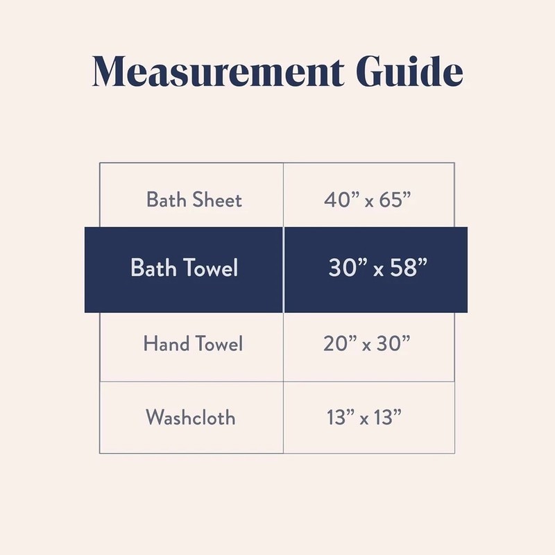 Brooklinen Super-Plush Turkish Cotton Bath Towel Set - Includes 4 Bath Towels gallery