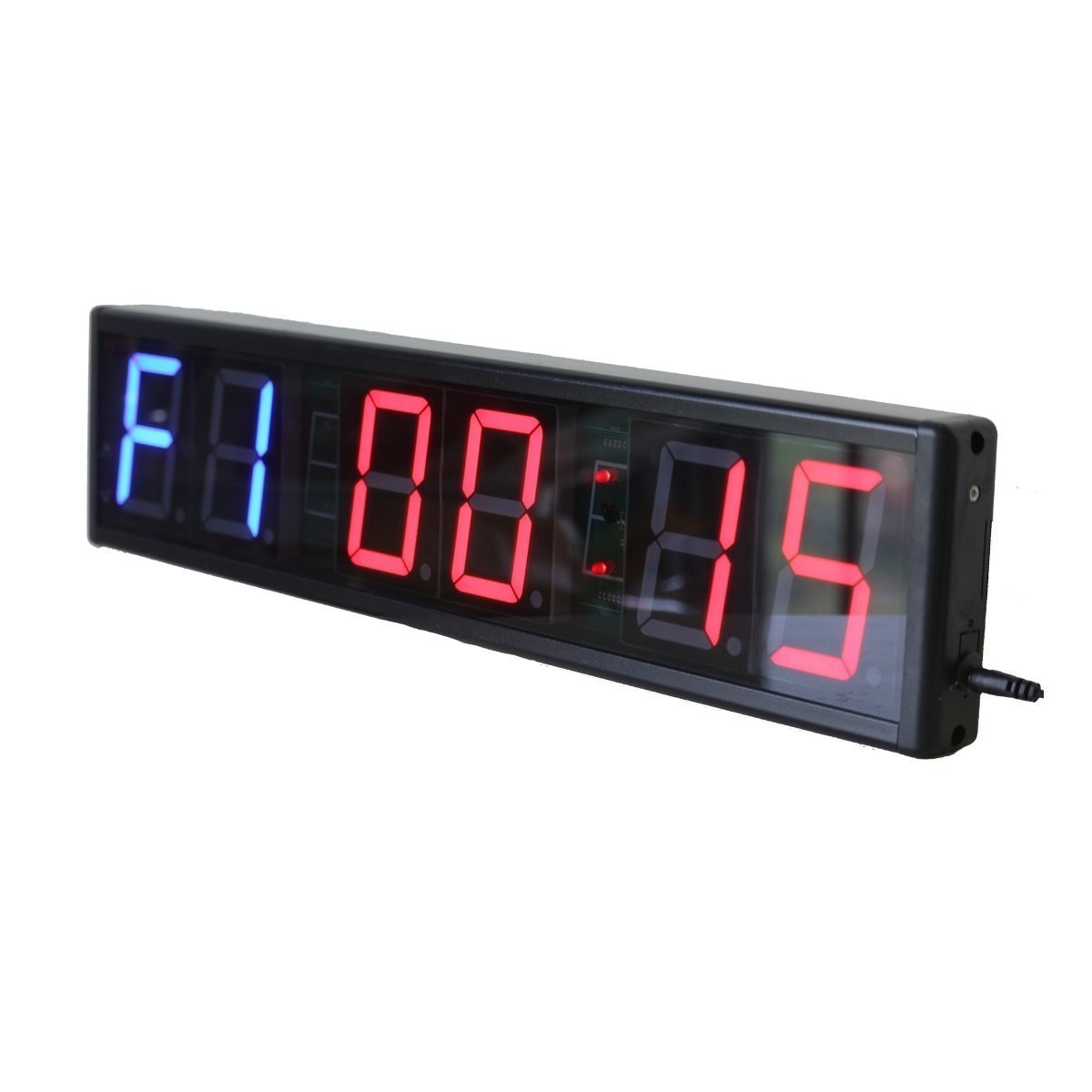 Large Interval Gym Clock 20x4.7in - Remote Control Workout Timer for Fitness gallery