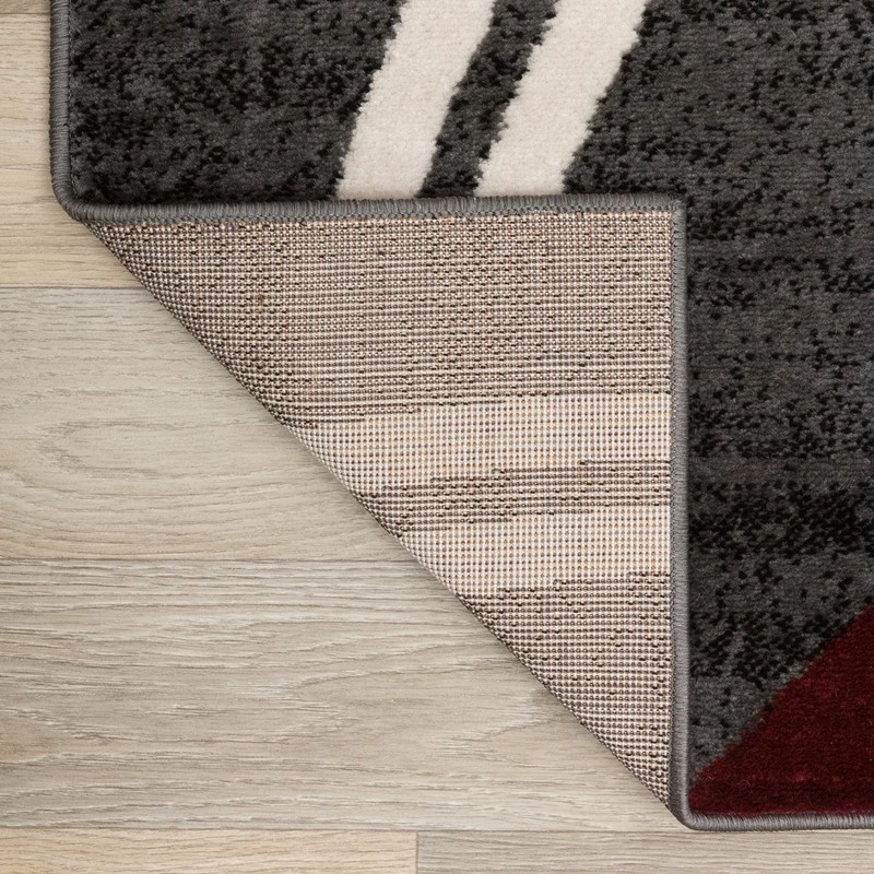 Red Rectangular Area Rug 2 7 x 4 Soft Durable Machine Made for Indoor Spaces gallery