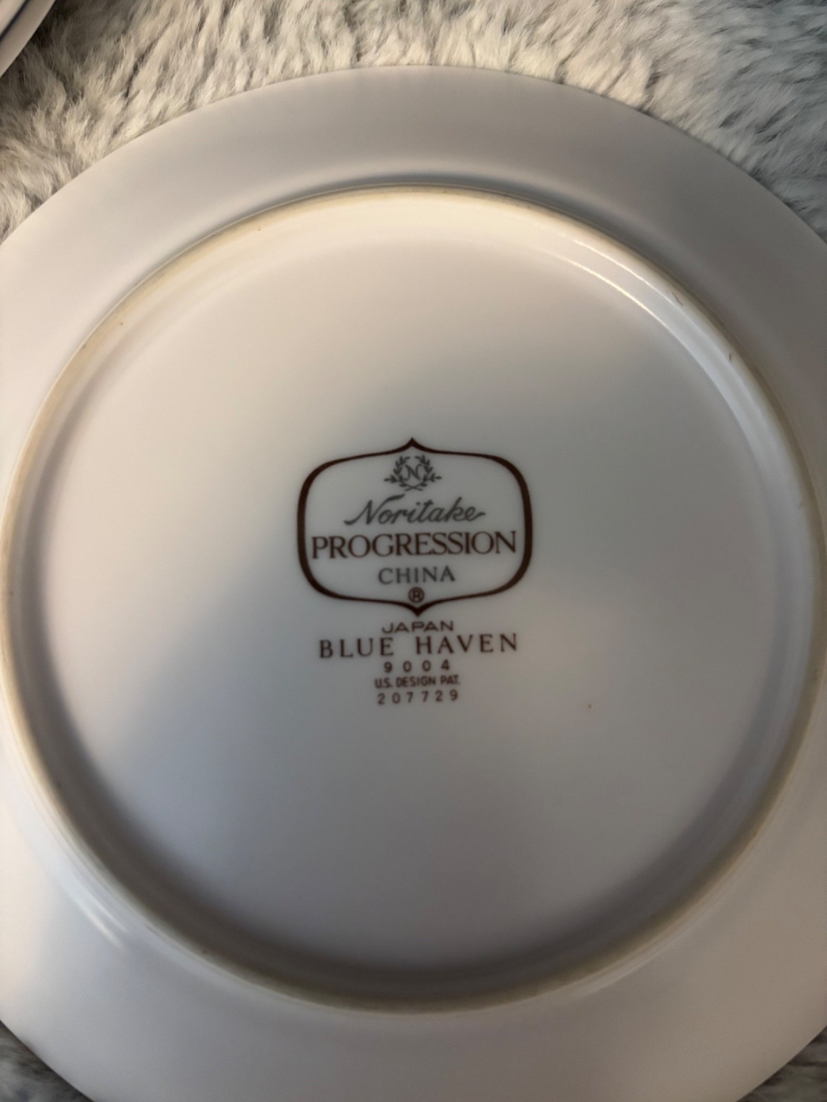 Vintage Noritake Progression Blue Haven 6 3/8" Bread Plate Set of 5 gallery