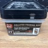 New GRIP RITE Collated framing nails 2-3/8"x 120 1000ct Plastic Strip Round Head gallery