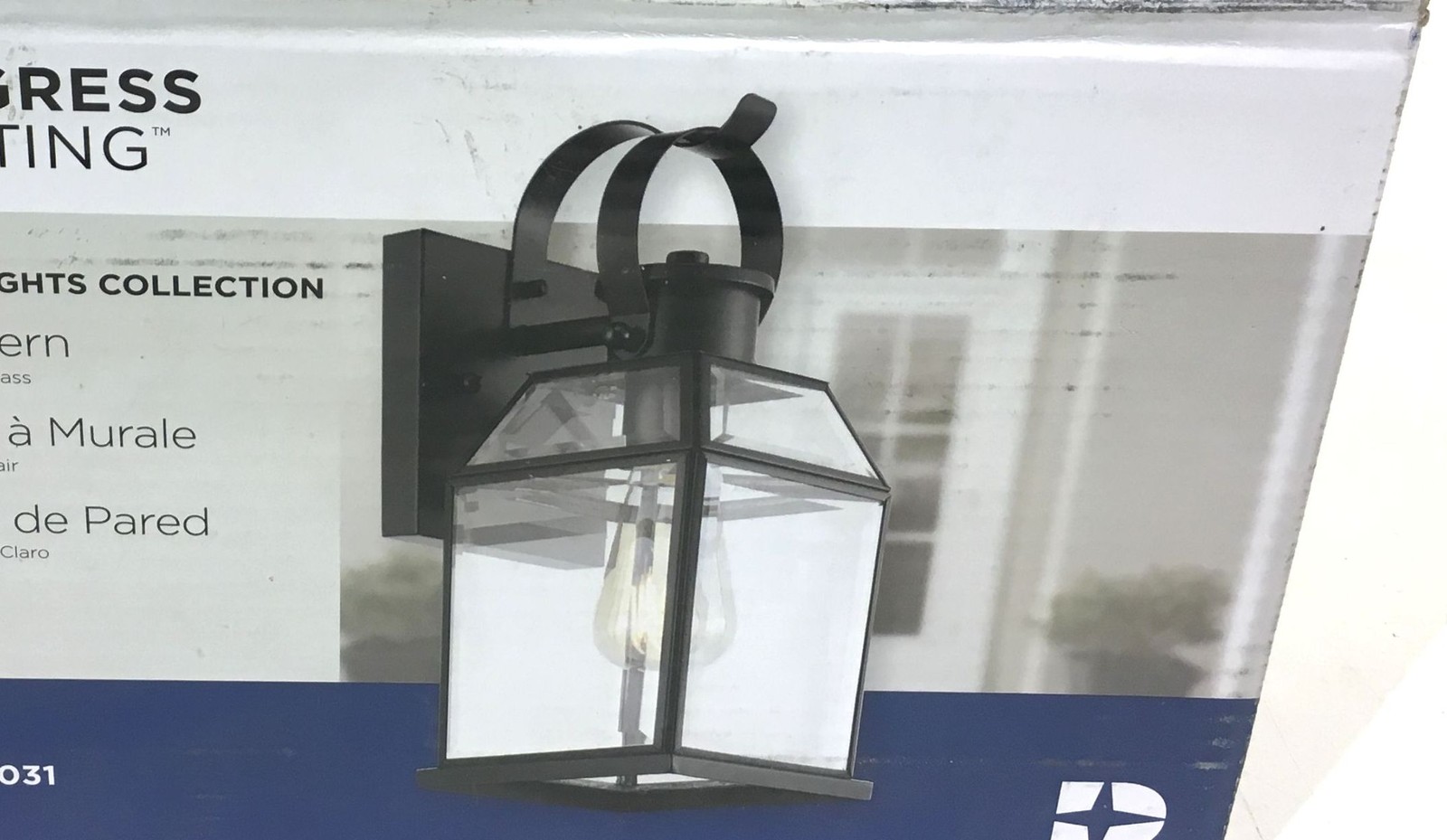 Progress Lighting Canton Heights 1Light 12.75" Matte Black Outdoor Wall Lantern gallery
