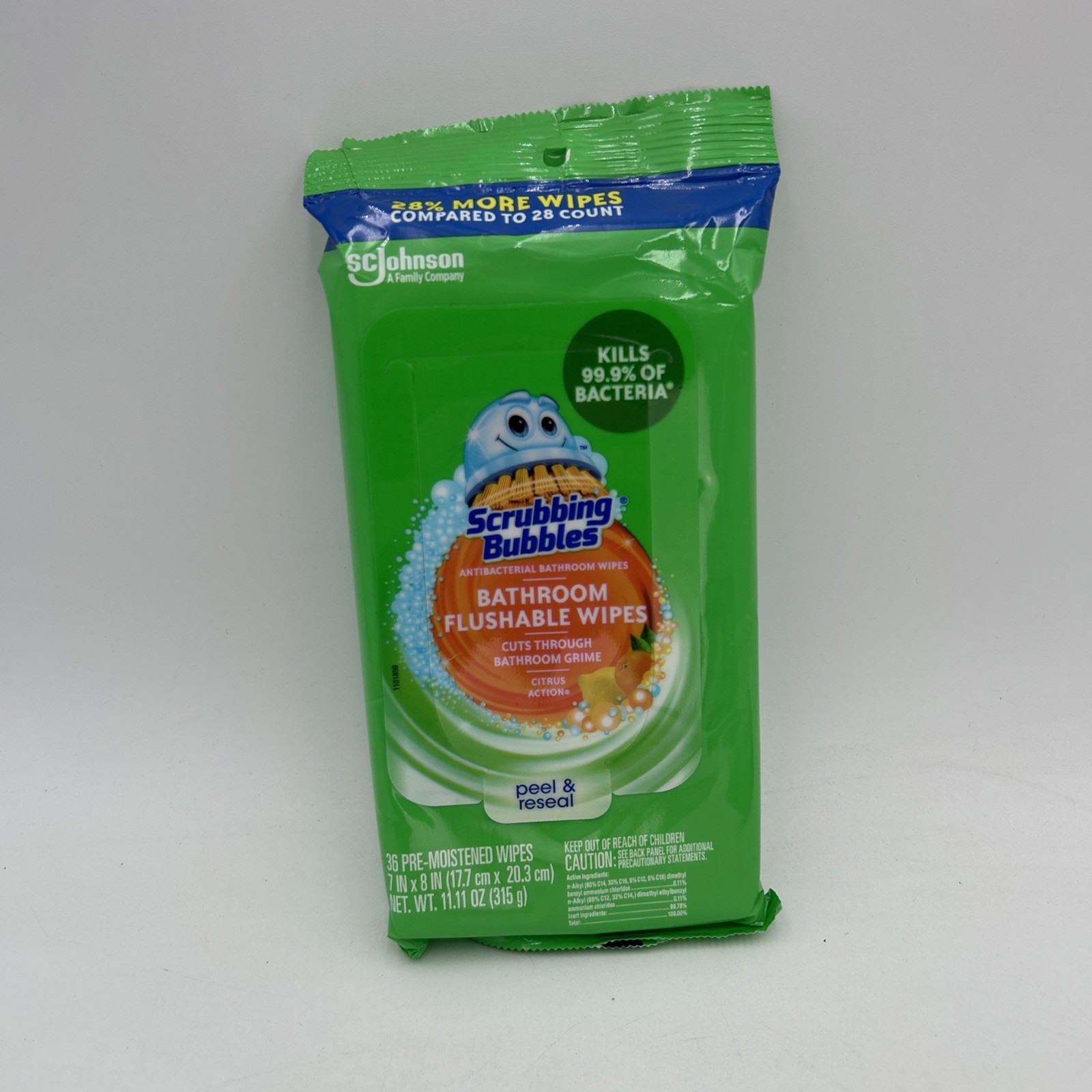 2 PACK Scrubbing Bubbles Bathroom Flushable Wipes 36 count DISCONTINUED gallery