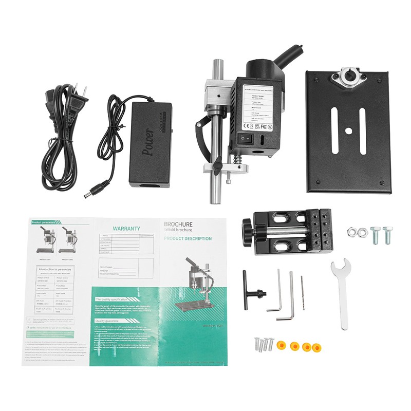 7-Speed Adjustable Mini Drill Press Benchtop 8000RPM for Wood Metal Craft DIY gallery