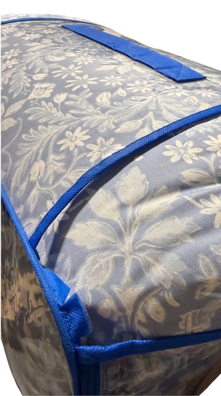 Wamsutta King Comforter Set LIGHT BLUE - Cotton Reversible +2 Shams Bedding Set gallery