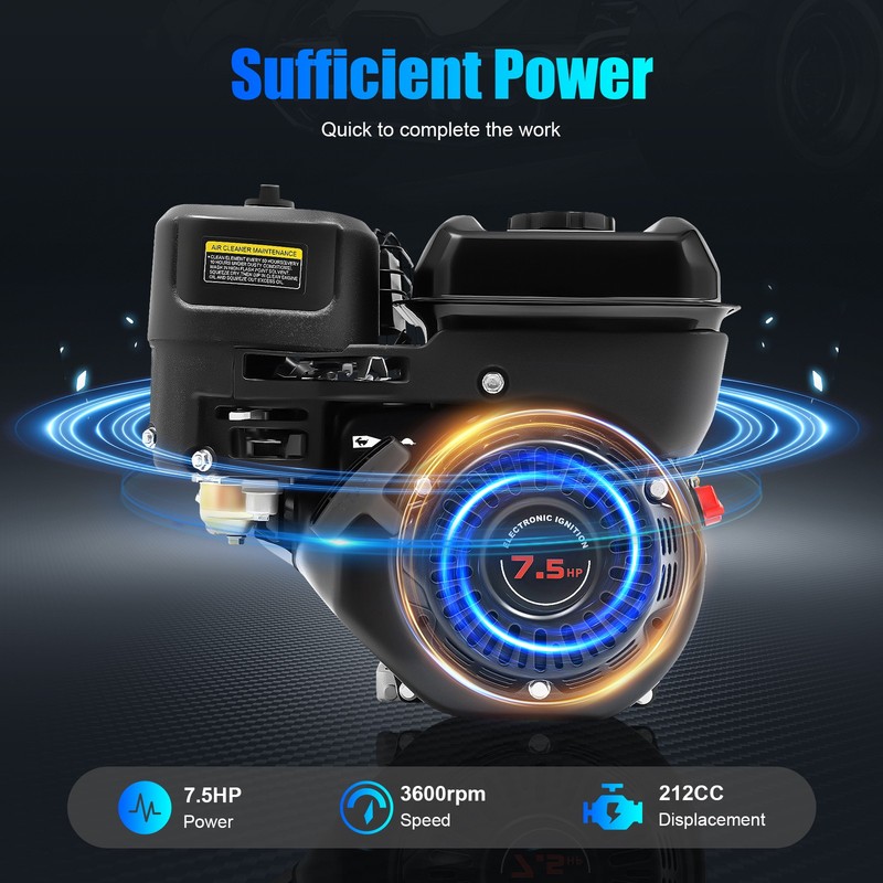 212cc 7.5hp 4-stroke Gasoline Engine Steel Start Engine Manual gallery