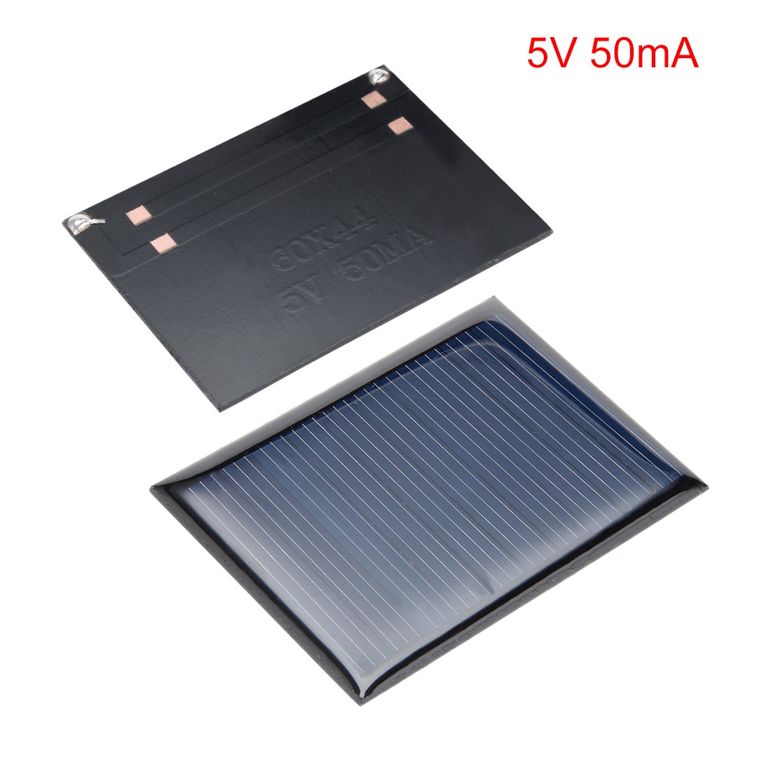 5Pcs 5V 50mA Poly Mini Solar Cell Panel Module DIY 60mm x 44mm gallery