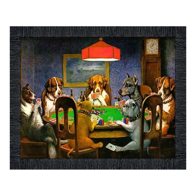 Dogs Playing Poker by Cassius Marcellus Coolidge, Famous Wall Art Collection gallery