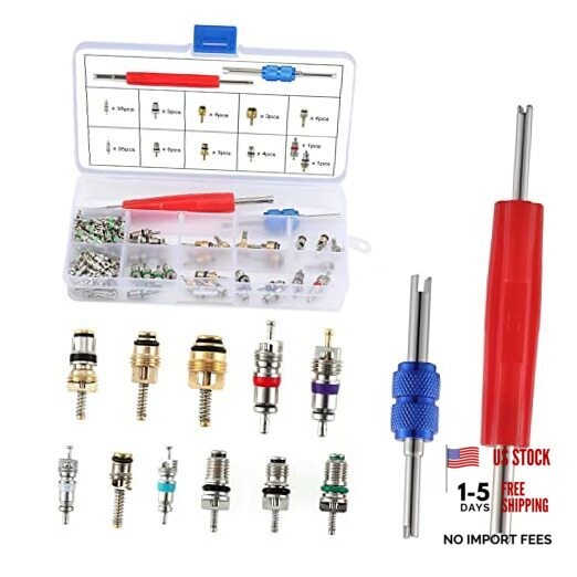 Car Air Conditioner Valve Core R12 R134a Automotive Air Conditioning 102PCS gallery