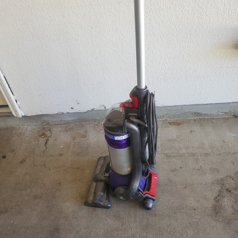 Dyson DC24 Upright Bagless Corded Vacuum Multi Surface Purple Gray gallery