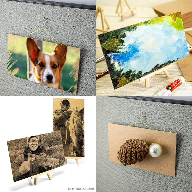 5”X9” MDF Board for Crafts, Medium Density Fiberboard, Board 1/8 Inch Thick, Har gallery