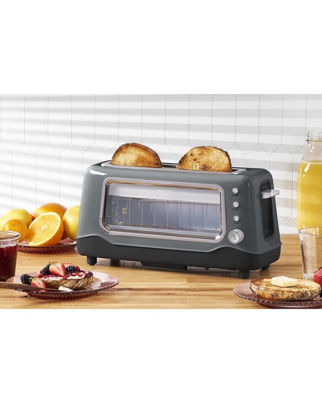Dash Clear View Toaster Grey gallery