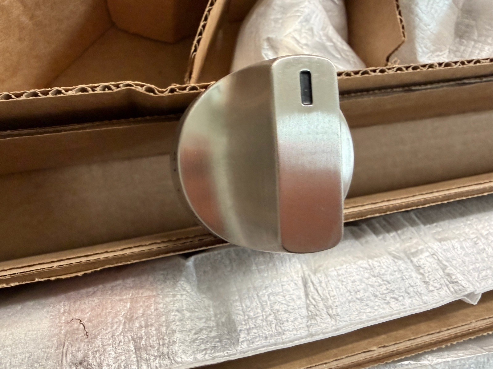 Café Front Control Gas Knobs and Handles-Brushed Stainless Steel CXFCGHKPMSS#02 gallery