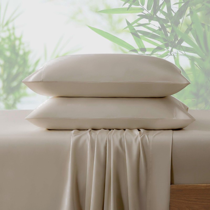 Full Size Bamboo Sheets 4 Piece Sheet Set - 100% Rayon from Bamboo, Cooling &... gallery