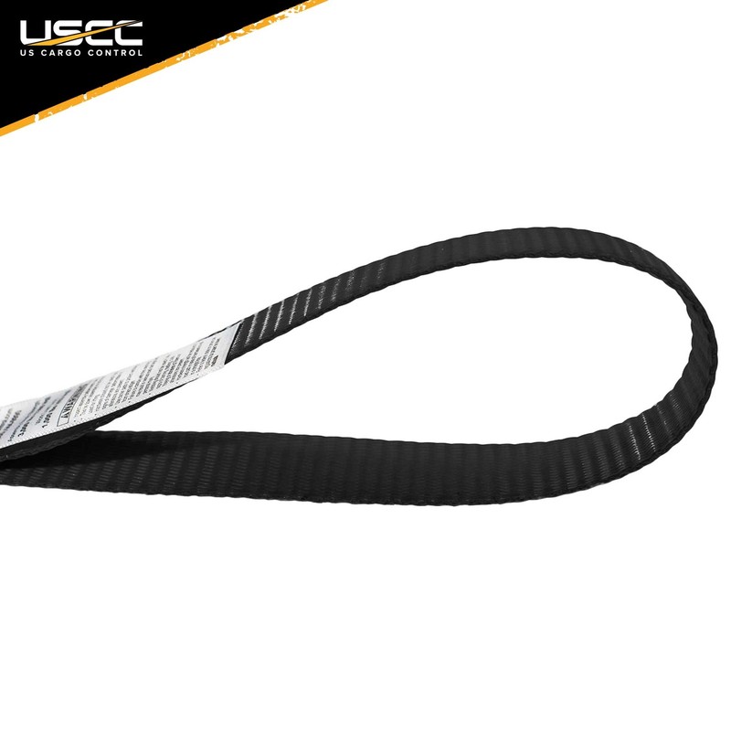 USCC Motorcycle Handlebar Straps - 1" X 18"- Black Pair of Handle Bar Straps gallery