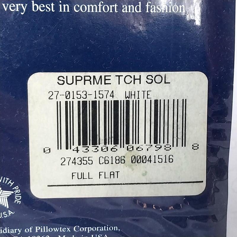 NEW! Fieldcrest Full Flat Sheet Supreme Touch 250 Count 81x96 White gallery