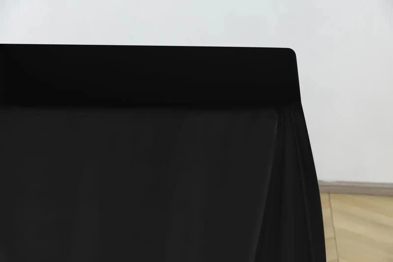 5-Pack Black Polyester Rectangle Tablecloth 190gsm 90″ x 156″ by Chivari gallery