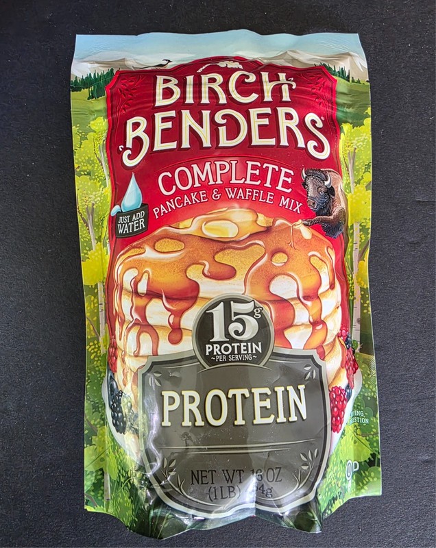 Birch Benders PROTEIN (15g/Serving) Complete Pancake & Waffle Mix 1 lb BB: 12/26 gallery