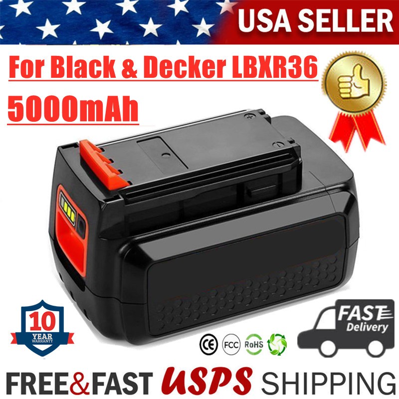 5.0Ah Li-Ion 40V Battery Replace For Black & Decker LBXR36 LBX2040 LHT2436 gallery