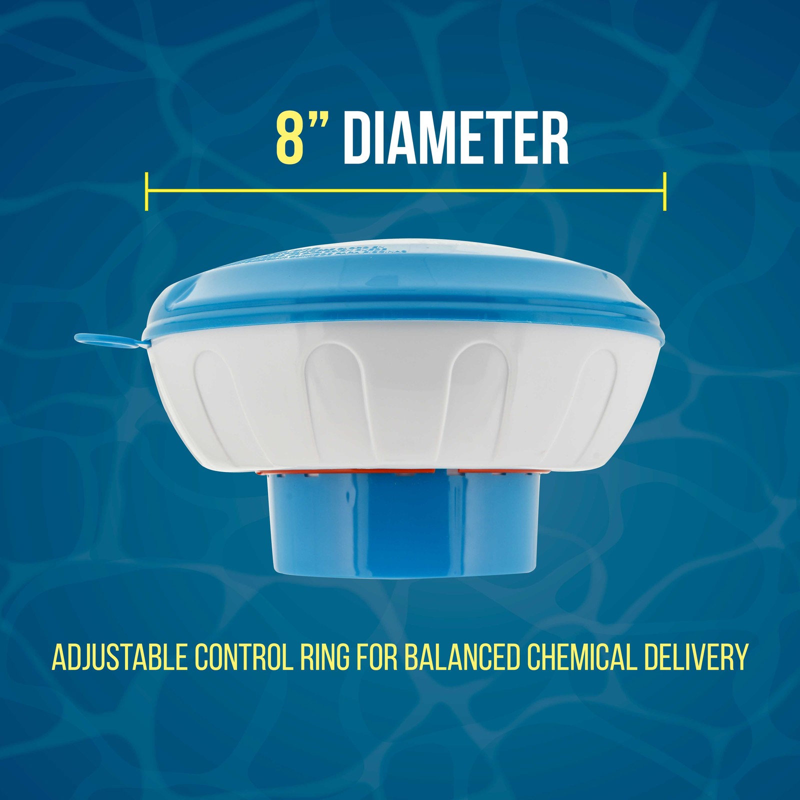 U.S. Pool Supply Floating Pool Chemical Dispenser Pop-Up Indicator 3" 4" Tablets gallery