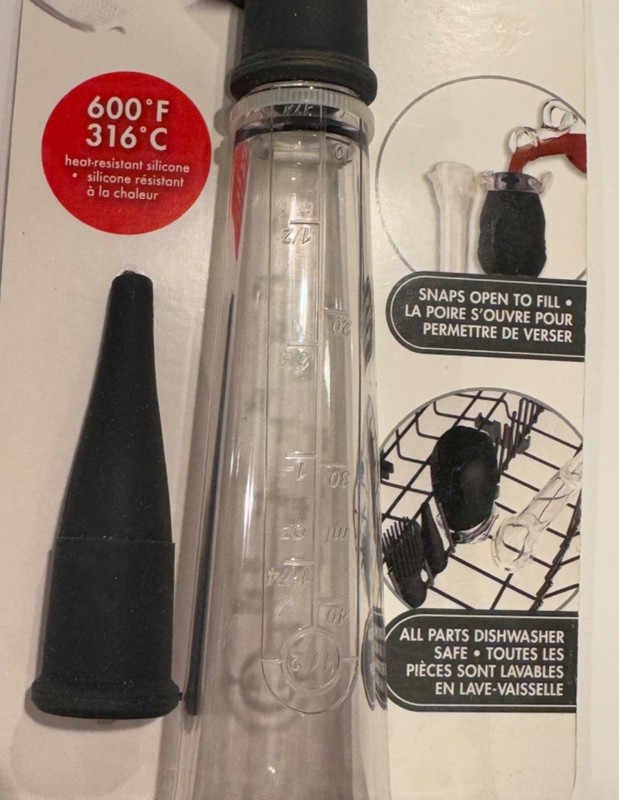 Fill-A-Baster Refillable Basting Bulb and Brush, Gray GB3-432 New gallery