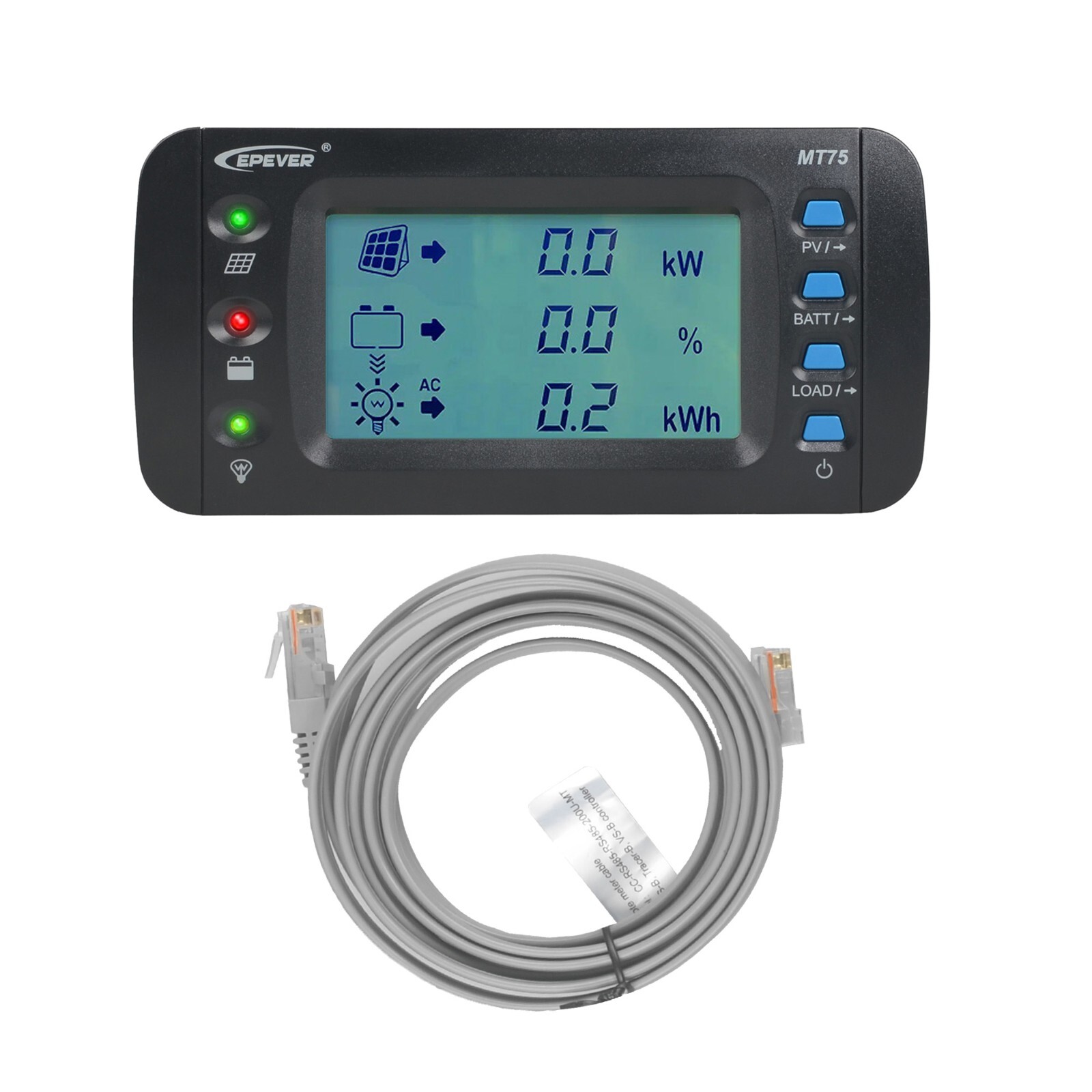 Remote Meter MT75 Monitor EPEVER Controller And Inverter On One Screen Display gallery