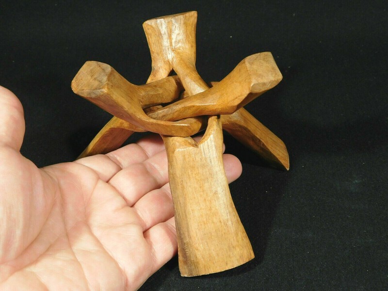 Sphere Stand Solid Wood Folding Handmade Medium Sized gallery