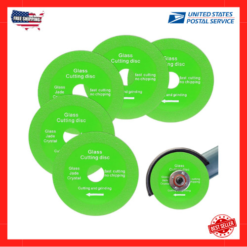 5 Pcs Glass Cutting Disc for Angle Grinder, 4" Ceramic Tile Cutter Blade, Ultra- gallery