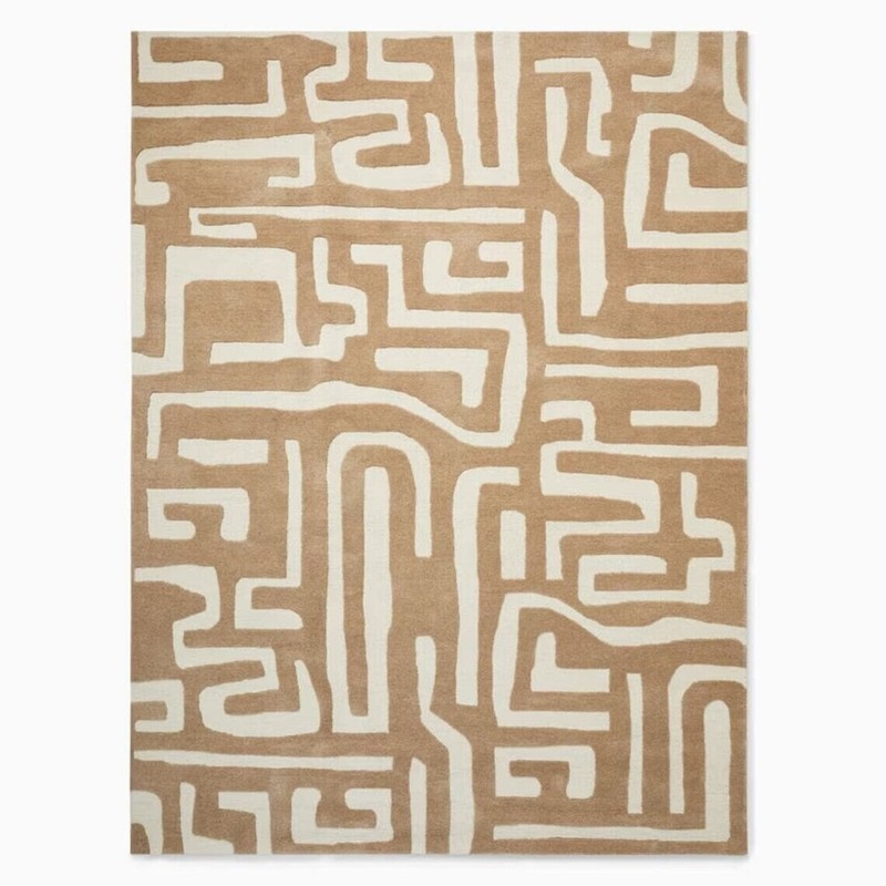 Modern Rug Hand Tufted Loop & Cut Pile Wool Area Rug For Home gallery