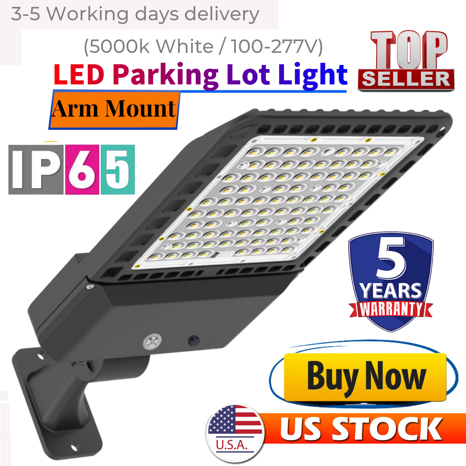 300W 100-277VAC Commerical LED Parking Lot Lighting Shoebox Street Flood Lights gallery