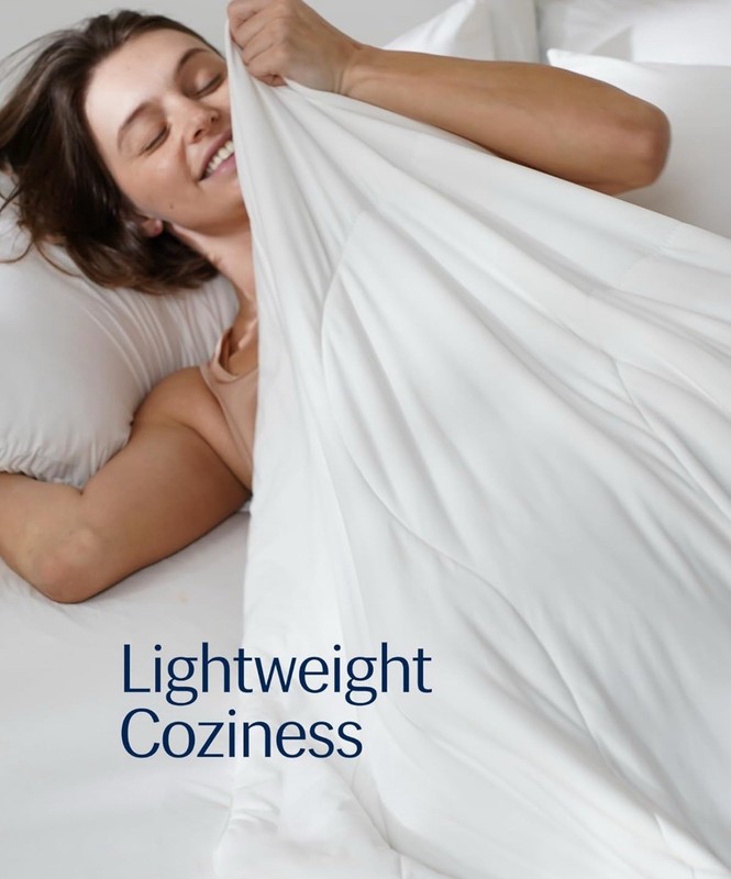 R Evercool Cooling Comforter, Queen Arctic White READ gallery