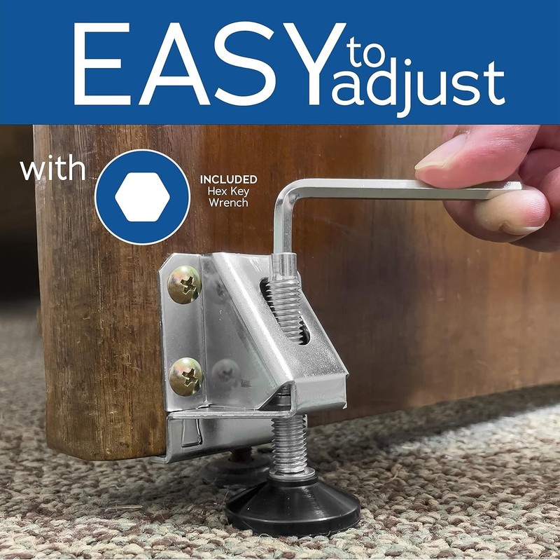 Heavy Duty Adjustable Leveling Feet Ideal for Desks, Tables, Shelving Units gallery
