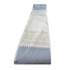 Marius by Ekelund Table Runner Blue Organic Cotton Scandinavian Woven 14×57