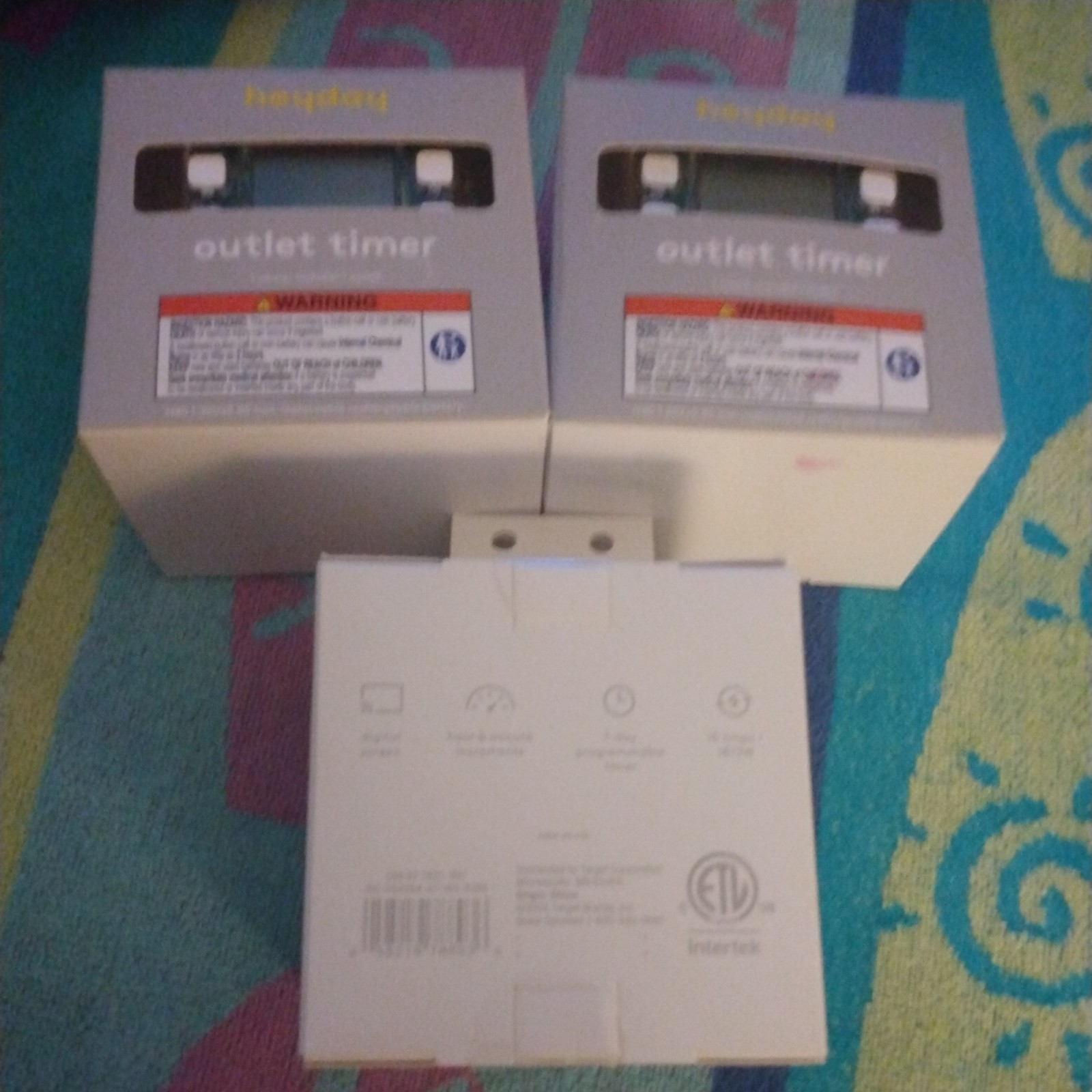 3 Digital Outlet Timer - Intertek, Heyday - Indoor new . Outlet - Digital Screen gallery