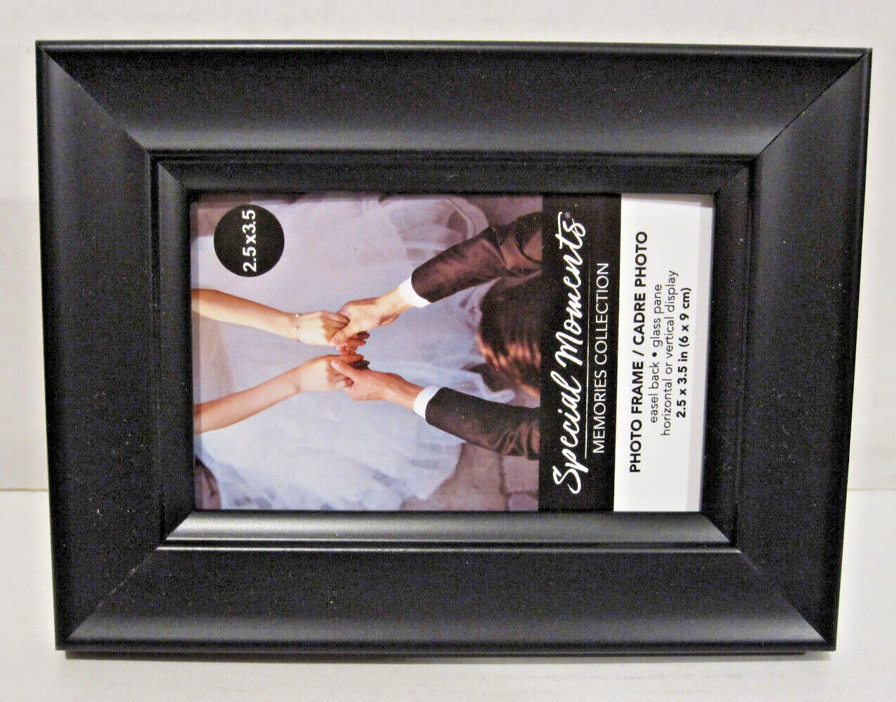 [2 Pack] 2.5X3.5 in. Black Picture Frames Picture Frame Vertically or Horizontal gallery