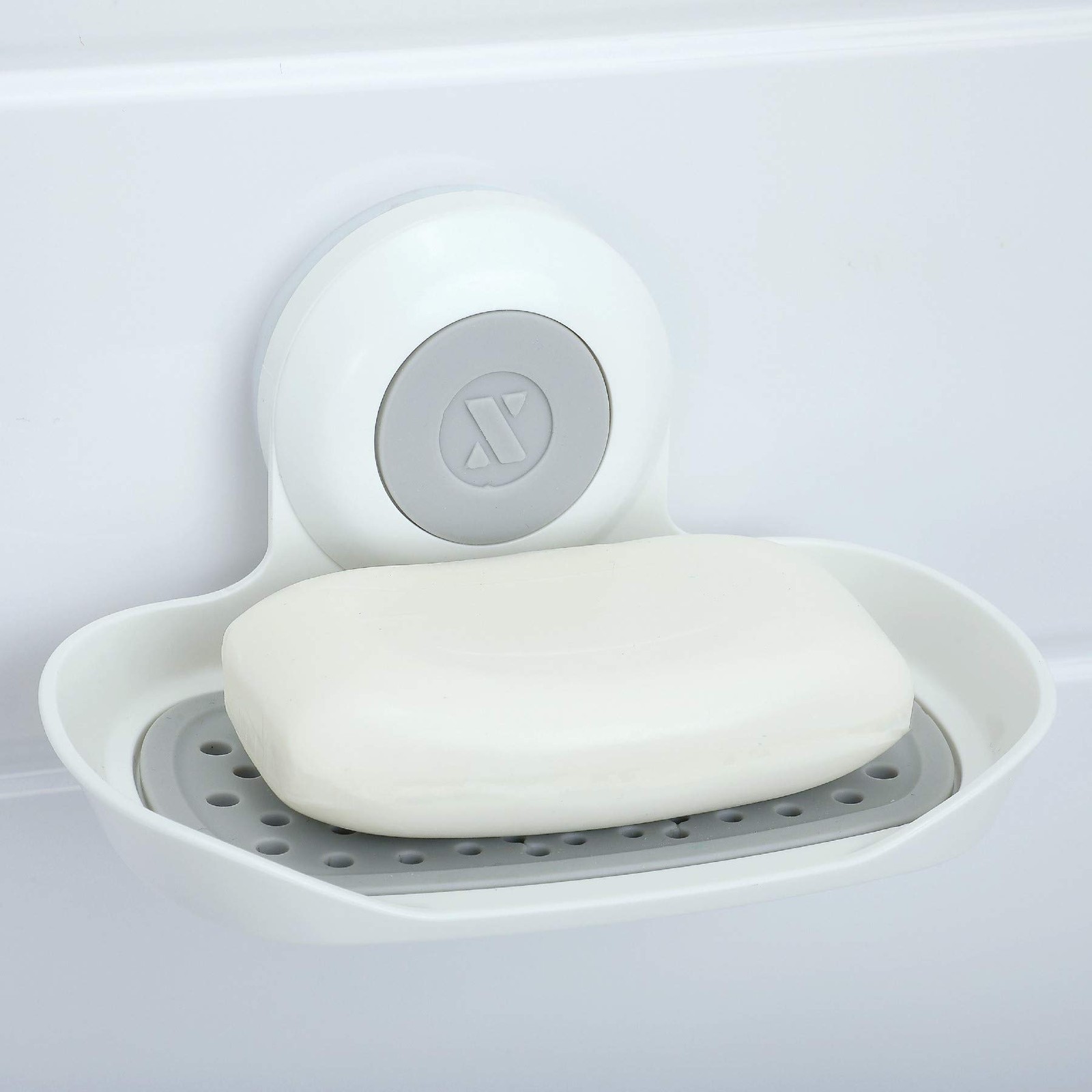 SlipX Solutions Strong Hold Soap Saver, Suction Cup Soap Holder, Must Have gallery