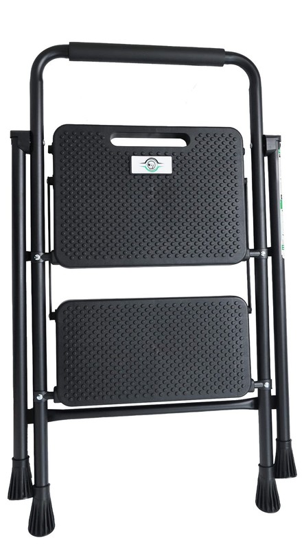 Folding Step Stool with Wide Anti-Slip Pedal, 330lbs Sturdy Steel Ladder, 2-St gallery