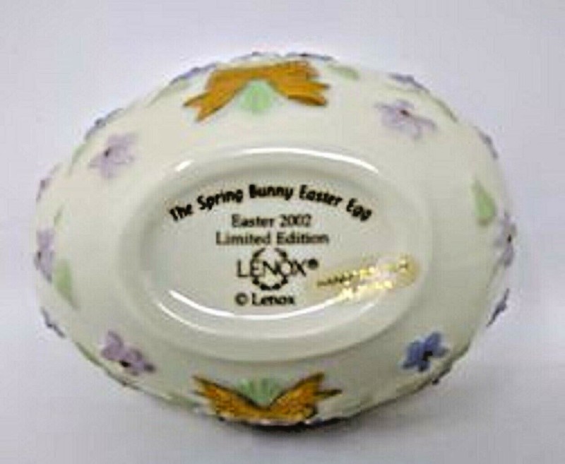 Lenox Collections The Spring Bunny Easter Egg Easter 2002 Limited Edition gallery