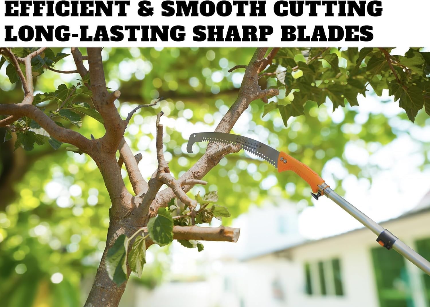 Pole Saw for Tree Trimming Manual Telescopic Long Pole Tree Trimmer Tree T gallery