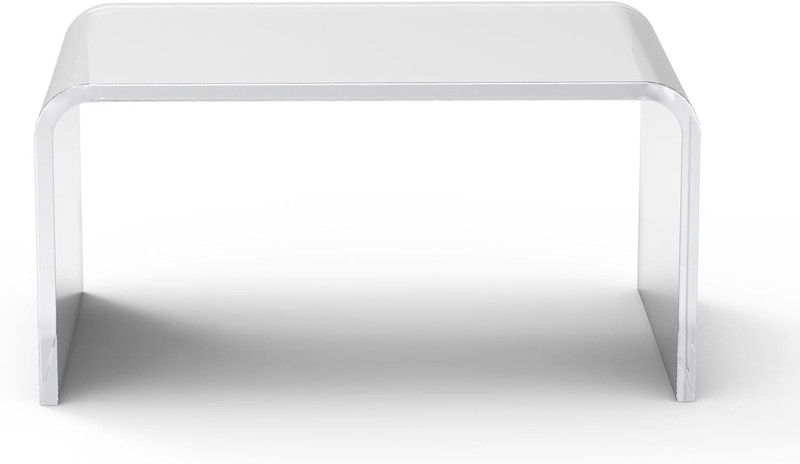 Acrylic Step Stool, Clear Foot Stool for Bathroom, Bedroom, Kitchen, Flower Pot gallery