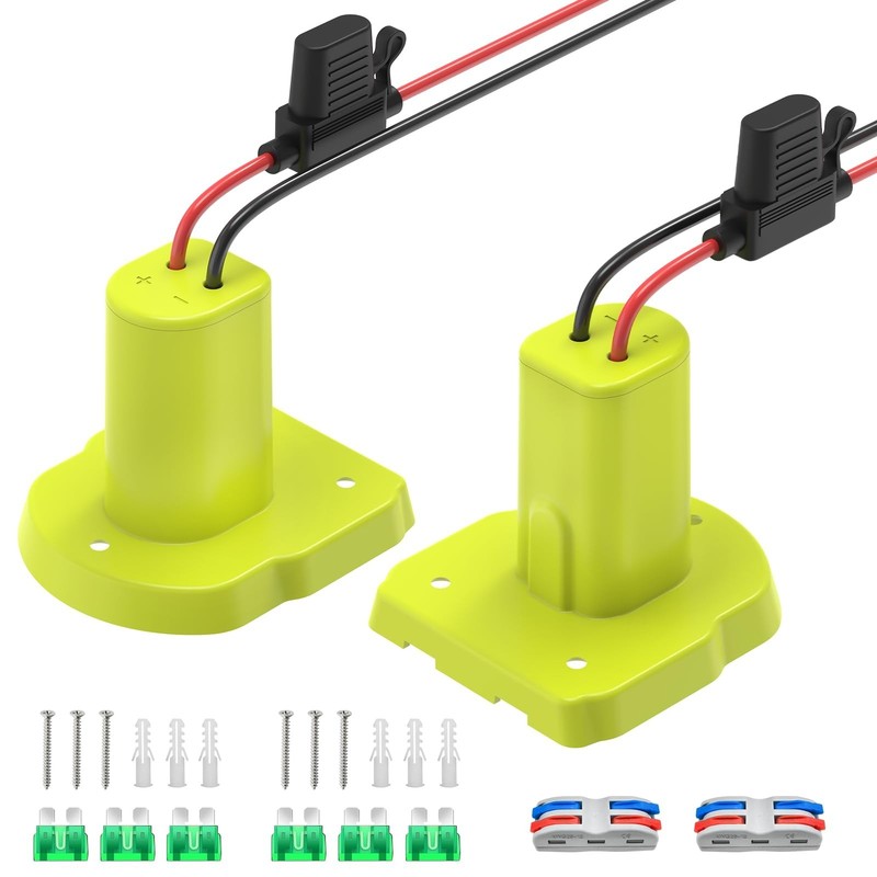 2 Pack for Power Wheel Battery Adapter Compatible with Ryobi 18V ONE+ Batteries gallery