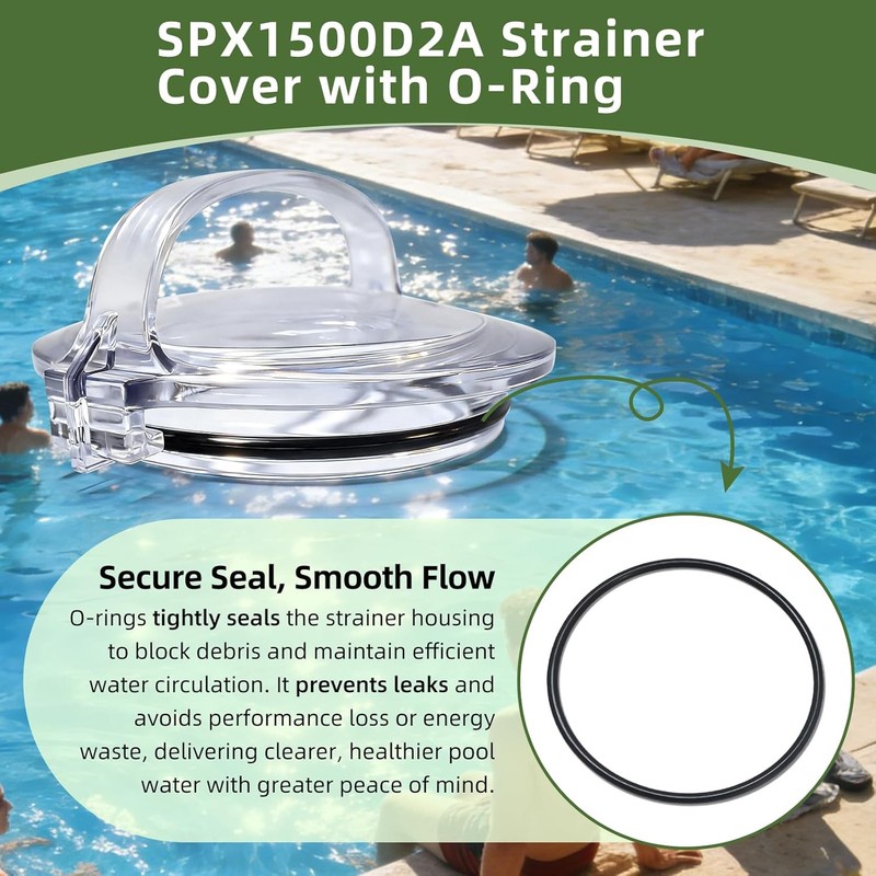 SPX1500D2A Strainer Cover W/ O Ring Replacement For Hayward Power Flo Pool Pump gallery