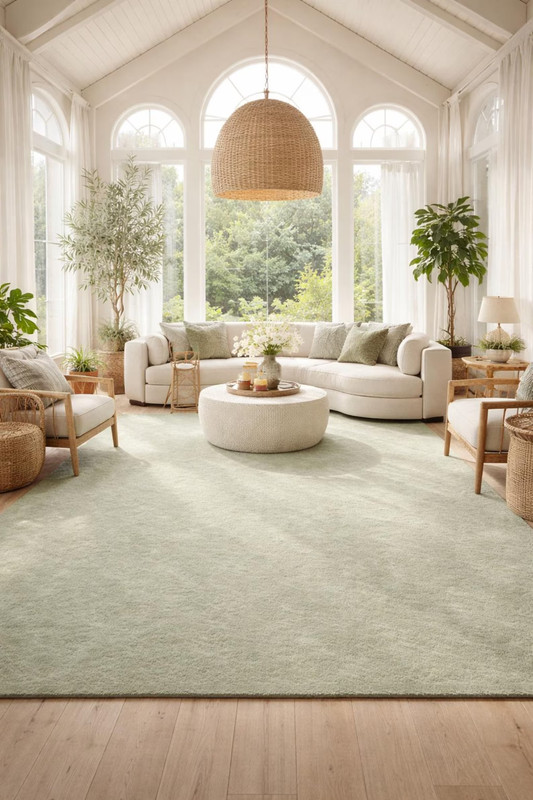 Hand Tufted Wool Area Rug | solid color Luxury Thick Pile Designer Rug & Carpet gallery