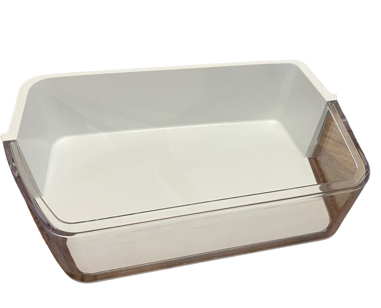 Samsung Fridge 13” Length Left Door Bin White & Clear DA63-06963 gallery